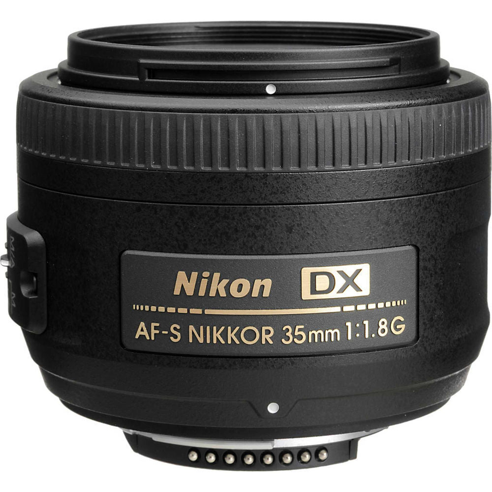 Nikon AF-S DX 35mm f/1.8G Prime Lens (2183) Intl Model Bundle - Reconditioned
