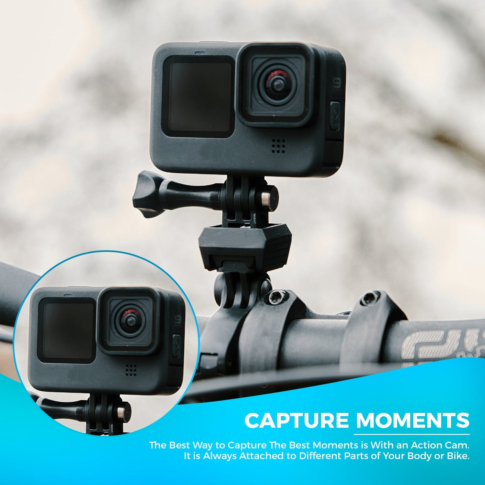 GoPro HERO9 Black - Waterproof Action Camera + 64GB Card and Extra HERO9 Battery GoPro