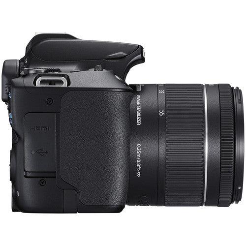 Canon EOS Rebel SL3 DSLR Camera W/ 18-55mm Lens (Black) (3453C002) Portable Travel Bundle