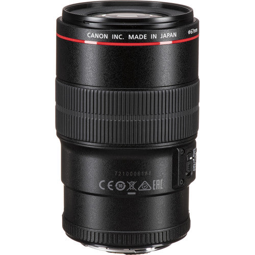 Canon EF 100mm f/2.8L Macro IS USM Lens + SanDisk 64GB Card + Filter Kit + MORE