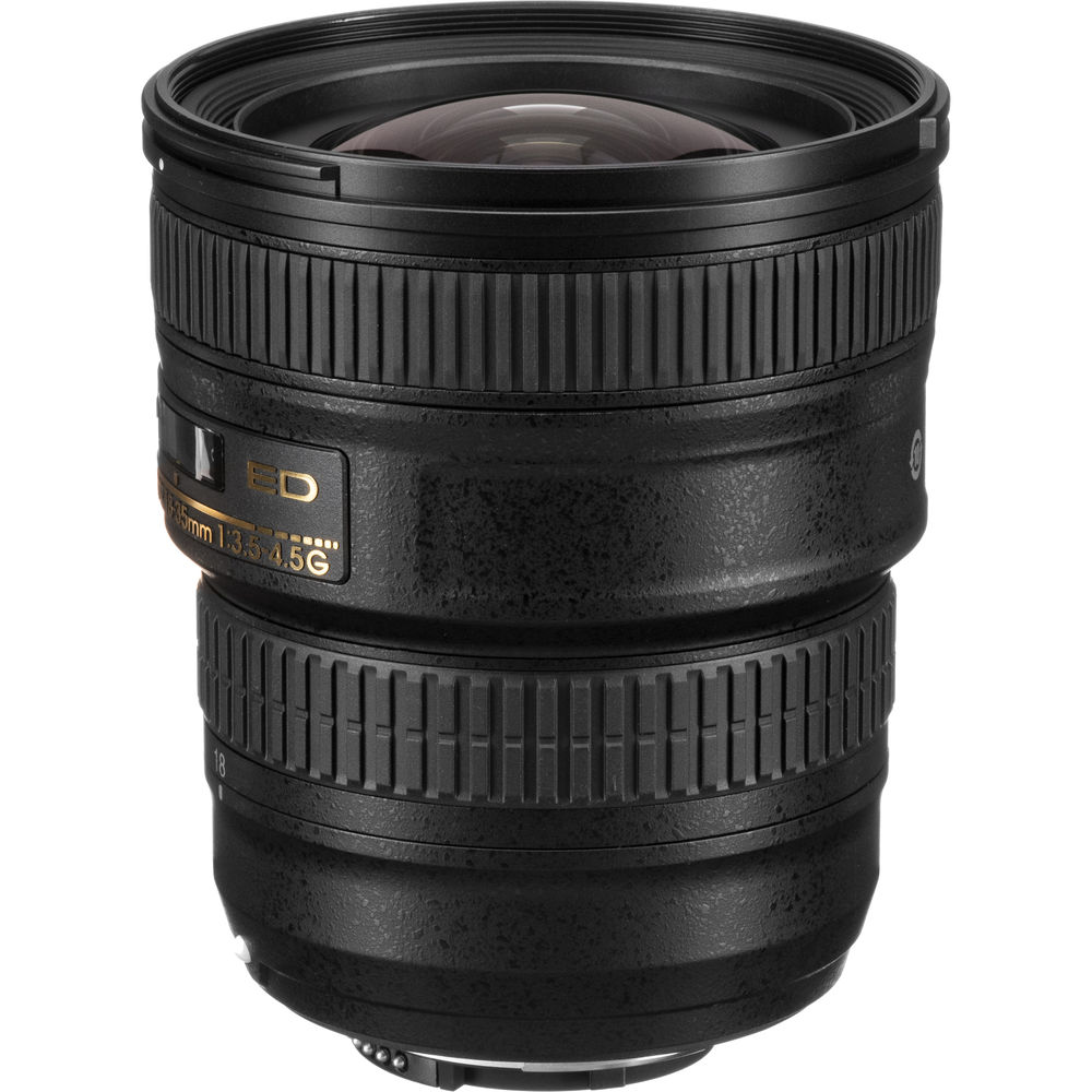 Nikon AF-S NIKKOR 18-35mm f/3.5-4.5G ED Lens (Intl Model) + MORE