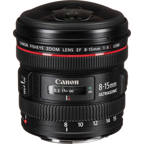 Canon EF 8-15mm f/4L Fisheye USM Lens (4427B002) Essential Bundle Kit for Canon EOS - International Model No Warranty