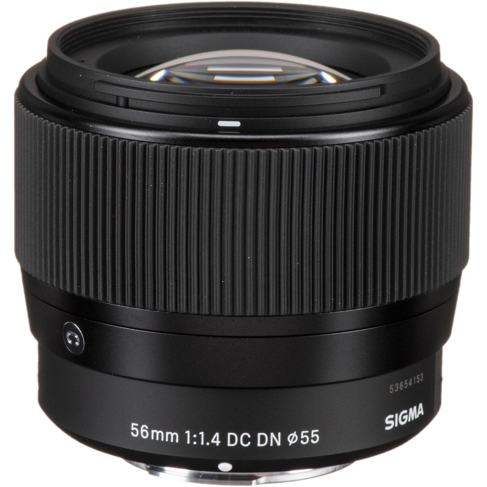 Sigma 56mm f/1.4 DC DN Contemporary Lens for Micro Four Thirds with Bundle: 3pc Filter Kit + More