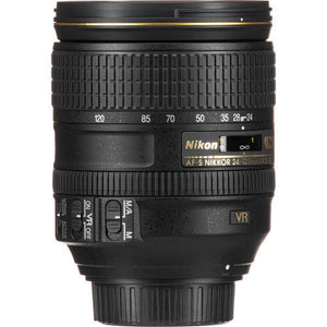 Nikon AF-S NIKKOR 24-120mm ED VR Lens Intl Model with Filter Set and Tripod Bundle