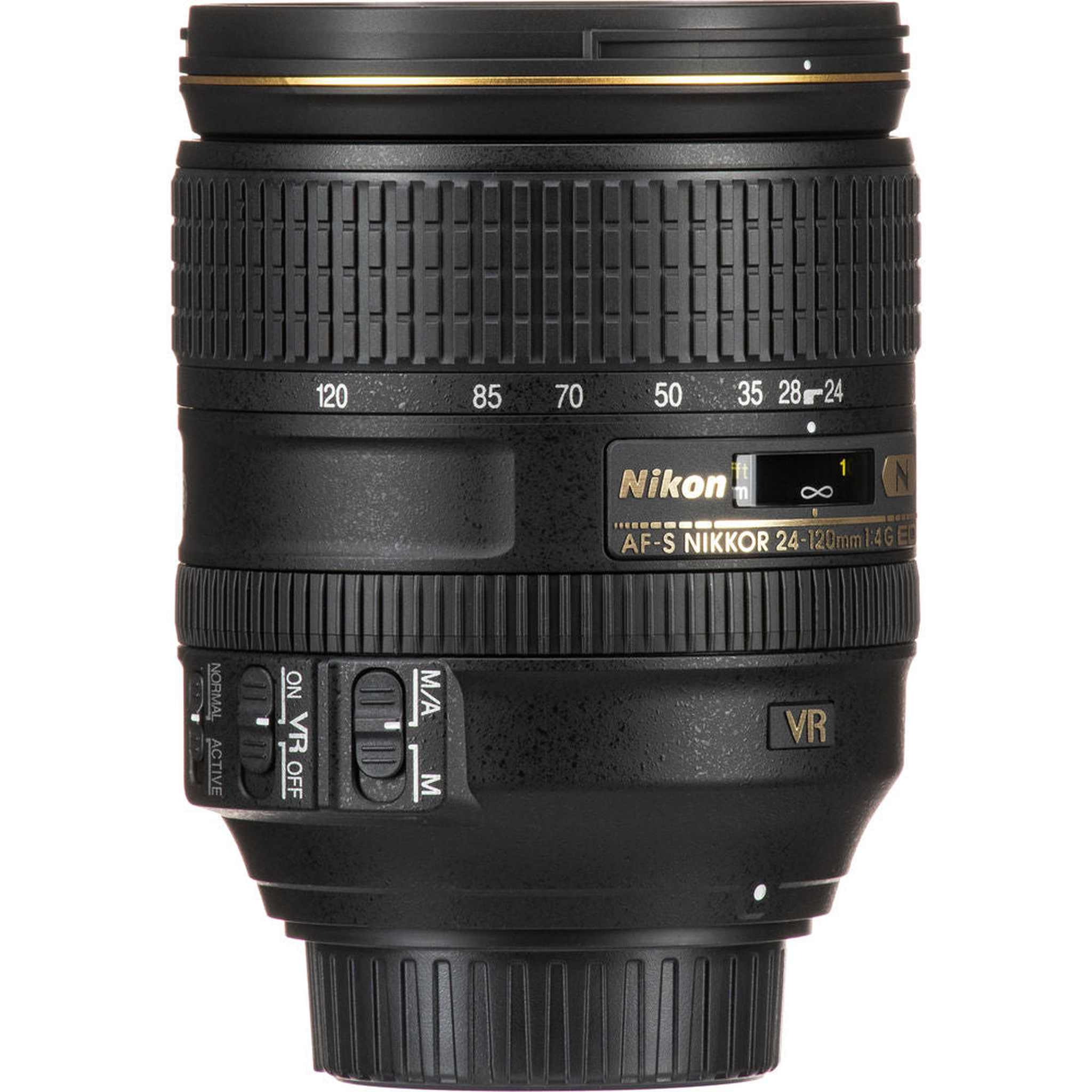 Nikon AF-S NIKKOR 24-120mm f/4G ED VR Lens 2193 + 64GB Memory Card + Filter Kit - Bundle Nikon