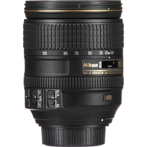 Nikon AF-S NIKKOR 24-120mm f/4G ED VR Lens 2193 + 64GB Memory Card + Filter Kit - Bundle Nikon