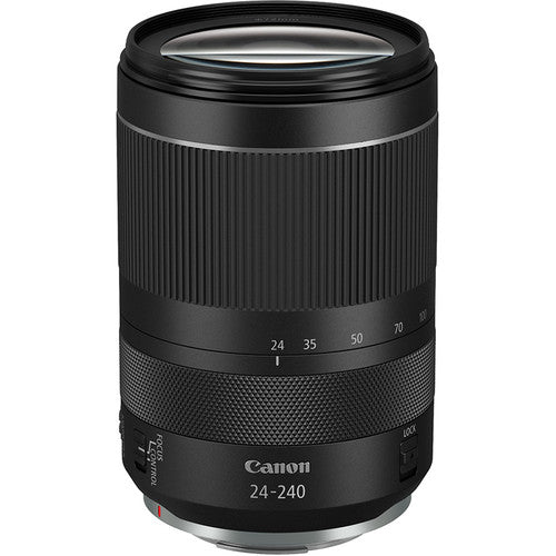 Canon RF 24-240mm f/4-6.3 IS USM Lens (3684C002) with  Bundle Includes: 9PC Filter Kit, Sandisk Extreme Pro 64gb + More