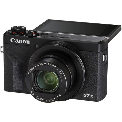 Canon PowerShot G7 X Mark III Digital Camera (3637C001) + 64GB Card Base Bundle