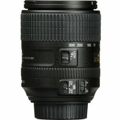 Nikon AF-S DX NIKKOR 18-300mm f/3.5-6.3G ED VR Lens with Professional Bundle