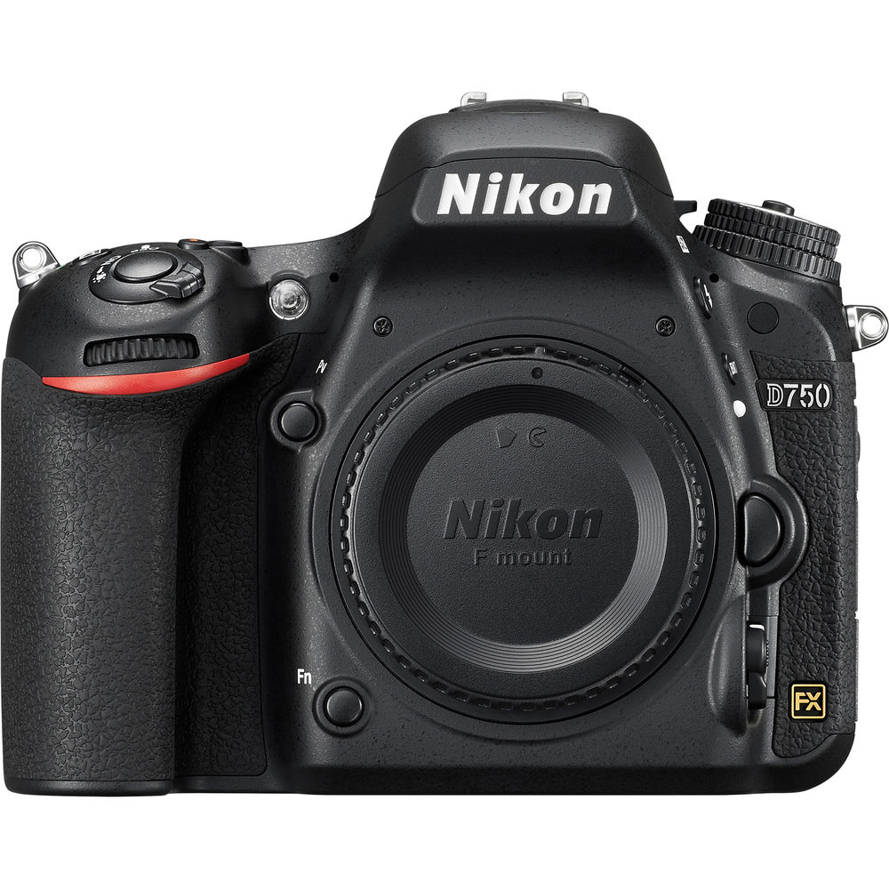 Nikon D750 Digital Camera with 50mm f/1.4D Lens (1543) + 64GB Card + Bag (Intl)