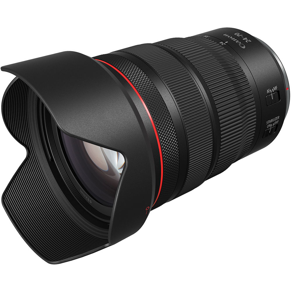 Canon RF 24-70mm f/2.8L IS USM Lens (3680C002) + Filter Kit + Lens Pouch + More