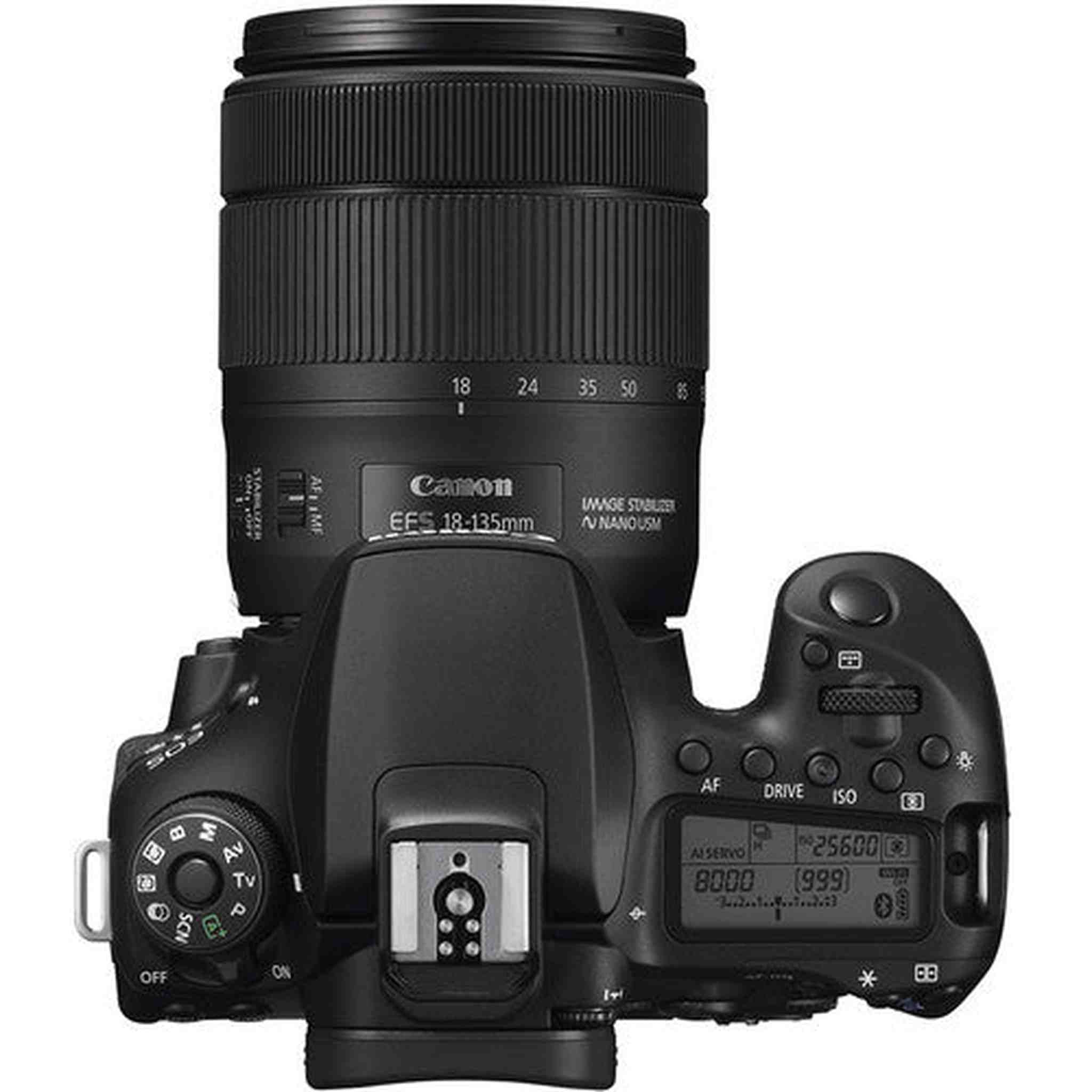 Canon 90D Digital SLR Camera with 18-135 is USM Lens International Model - Used Canon