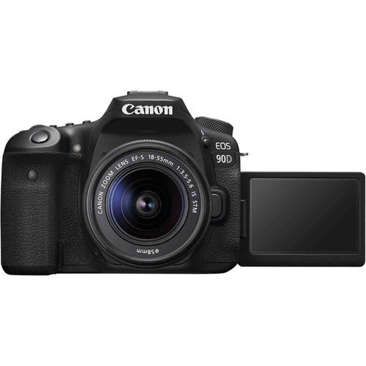 Canon 90D Digital SLR Camera with 18-55 is STM Lens Renewed - Reconditioned
