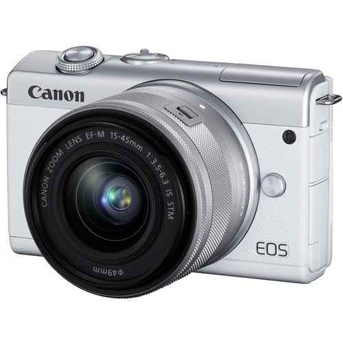 Canon EOS M200 Mirrorless Camera with 15-45mm Lens (3700C009) Base Bundle