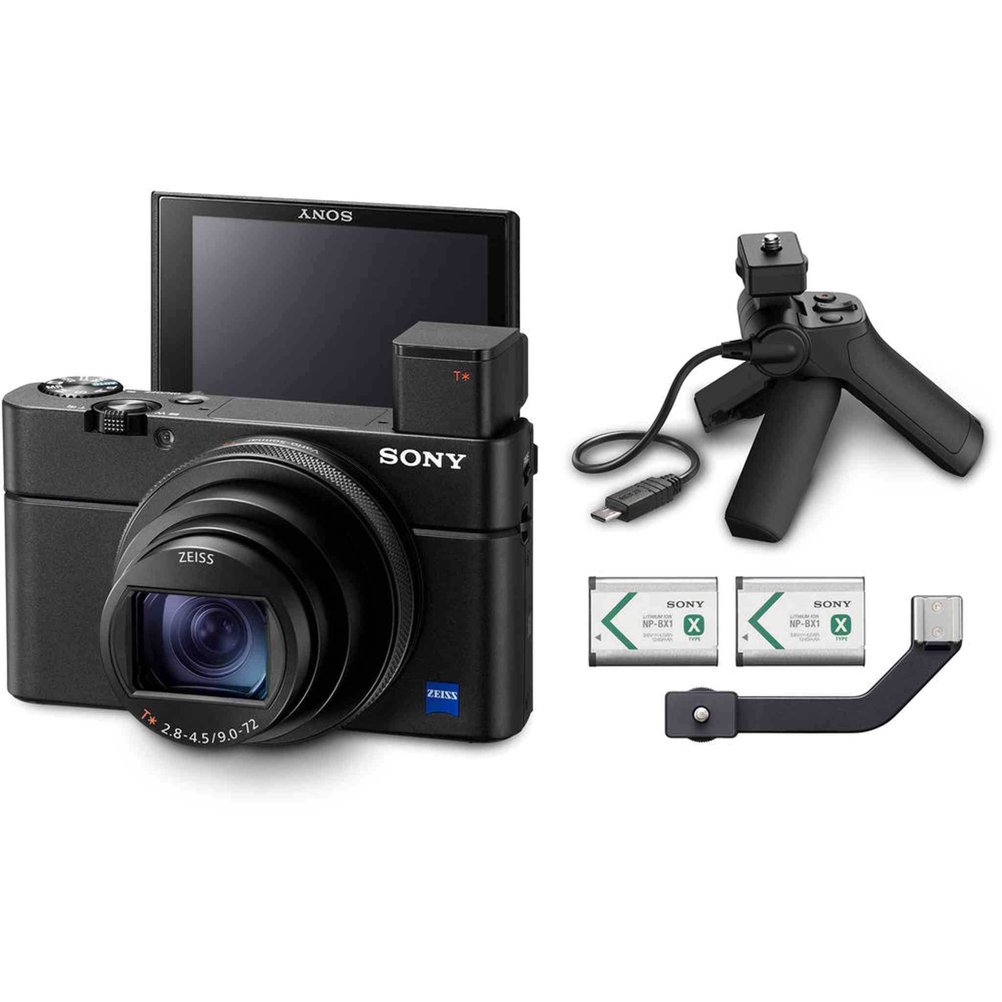 Sony Cyber-shot DSC-RX100 VII Digital Camera with Shooting Grip Kit + More