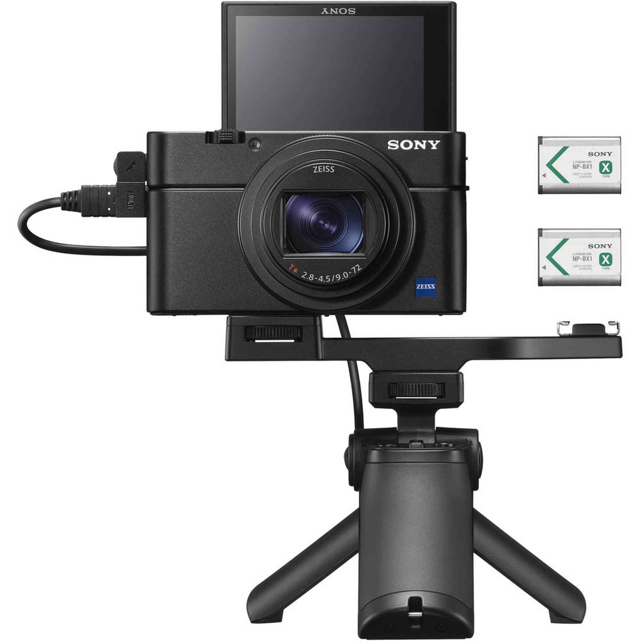 Sony Cyber-shot DSC-RX100 VII Digital Camera with Shooting Grip Kit + More