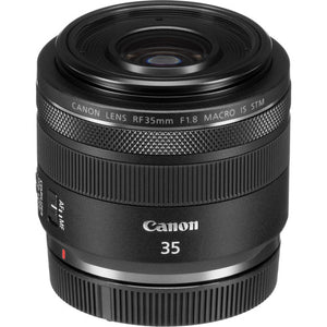 Canon RF 35mm f/1.8 IS Macro STM Lens Intl Model With Filters and Backpack