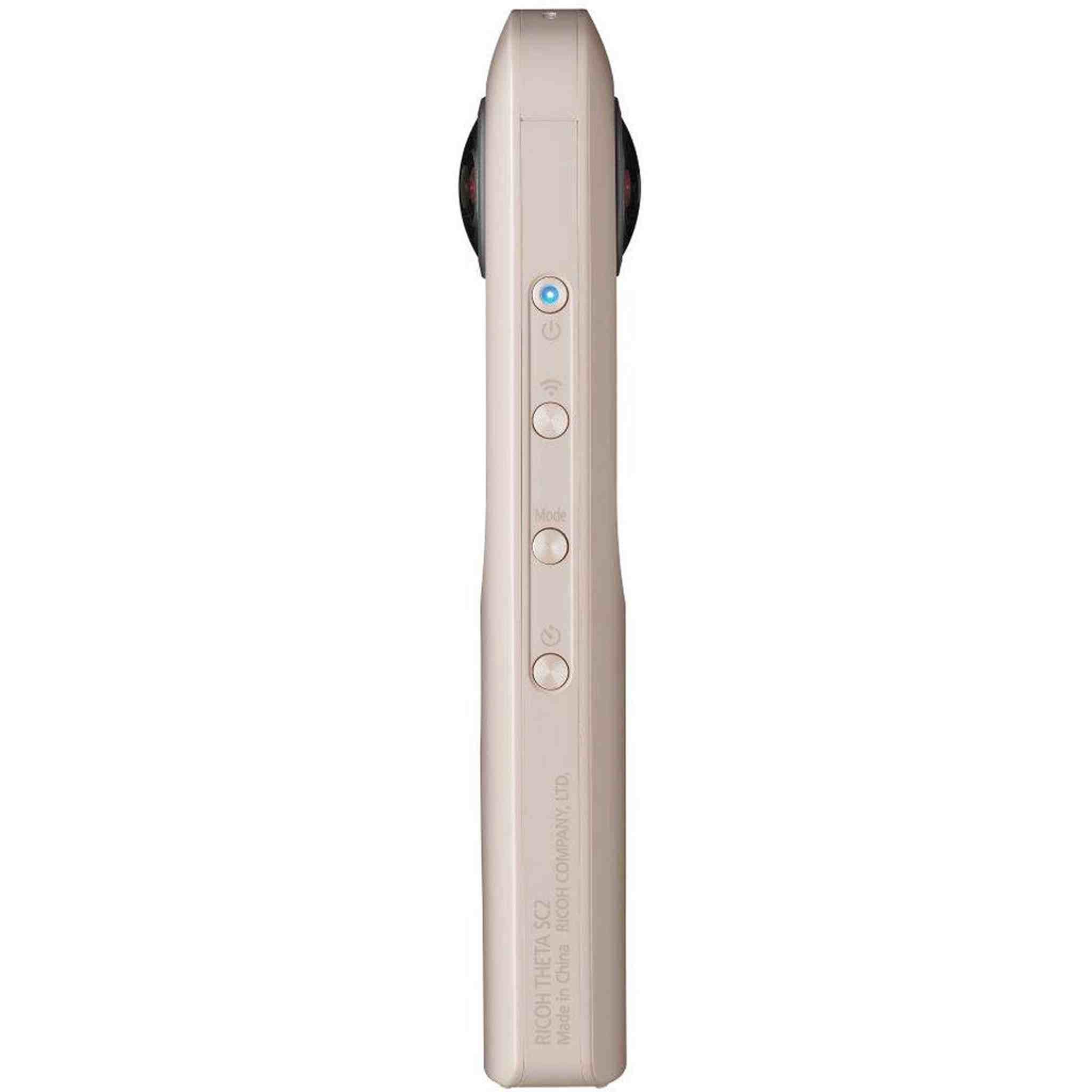 Ricoh Theta SC2 4K 360 Spherical Camera Beige with Accessory Kit Ricoh
