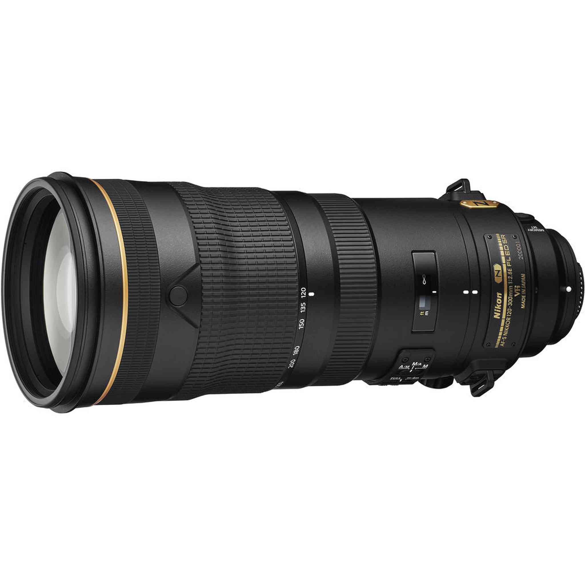 Nikon AF-S 120-300mm f/2.8E FL ED SR VR Lens 20088 Intl Model Bundle