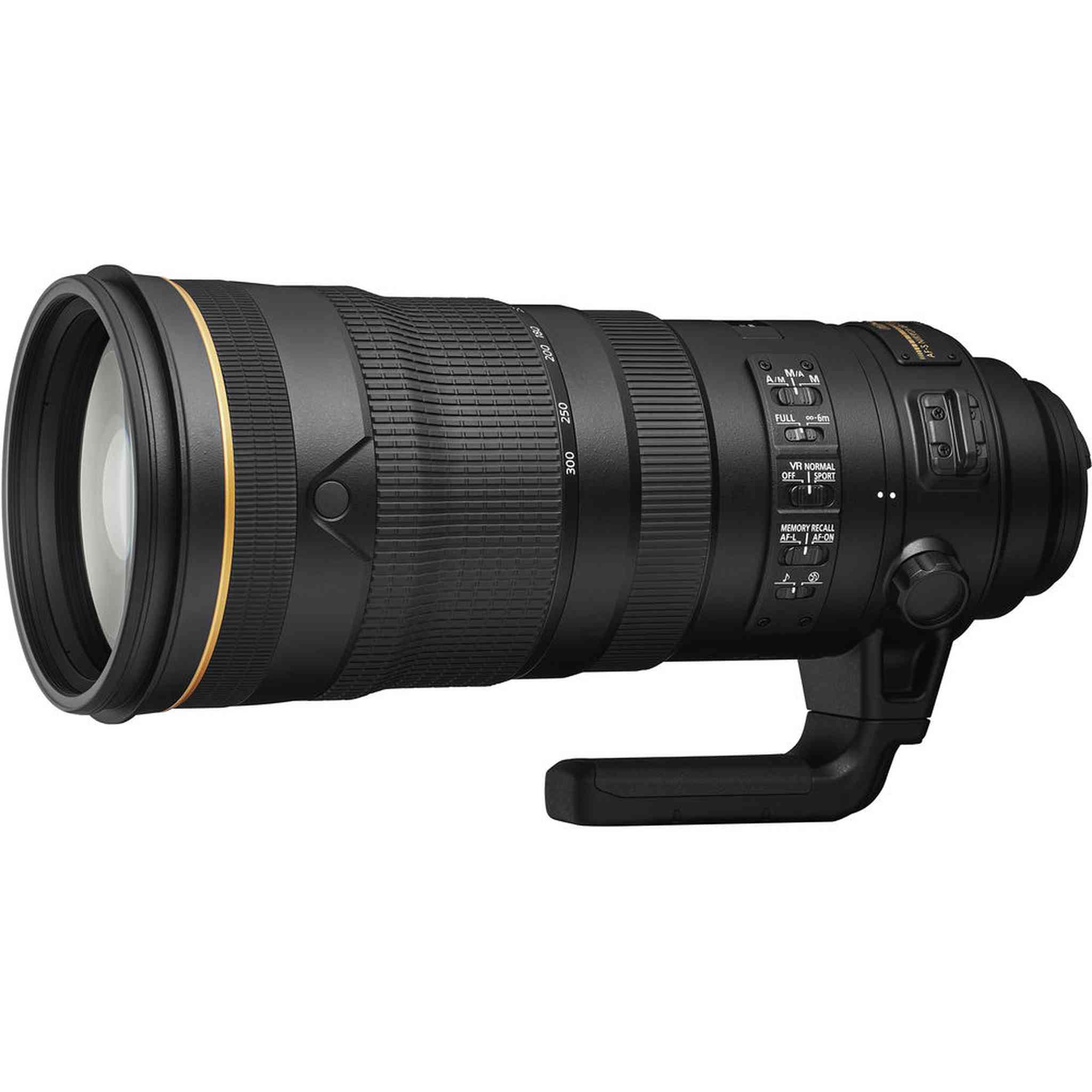 Nikon AF-S 120-300mm f/2.8E FL ED SR VR Lens 20088 Intl Model Bundle