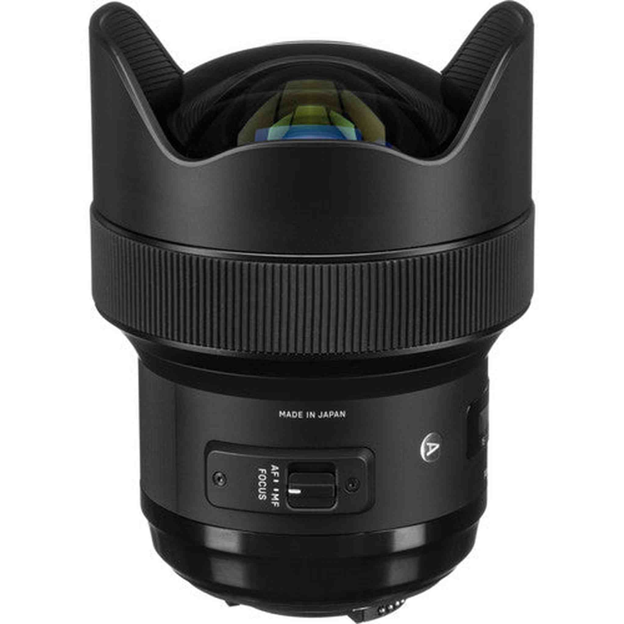 Sigma 14mm f/1.8 DG HSM Art Lens for Nikon F with Backpack, Tripod, and 64GB SD SIGMA