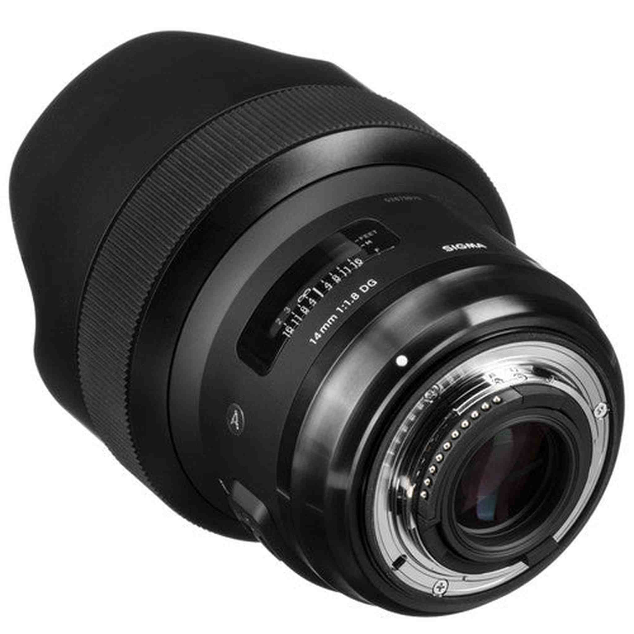 Sigma 14mm f/1.8 DG HSM Art Lens for Nikon F with Backpack, Tripod, and 64GB SD SIGMA