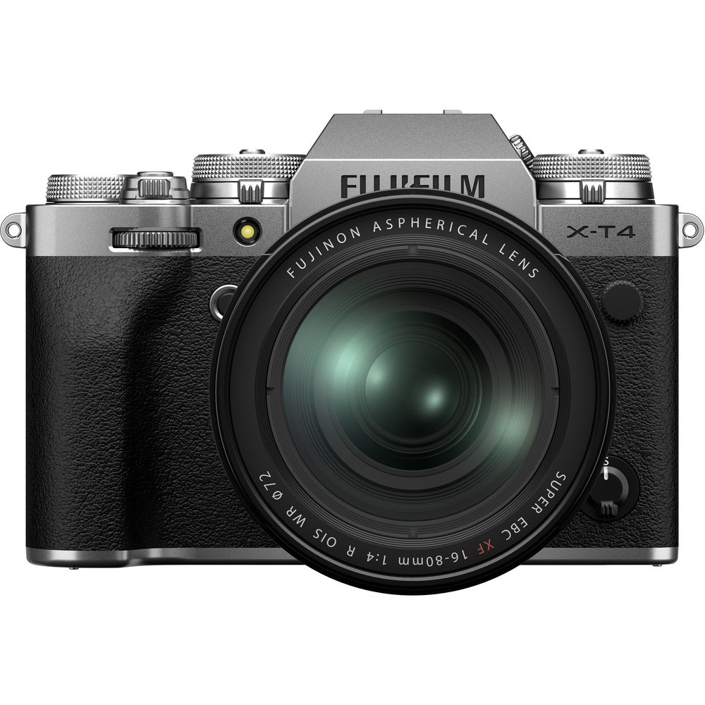 Fujifilm XT-4with XF 16-80mm Lens -(Silver) With Deluxe Accessory Kit