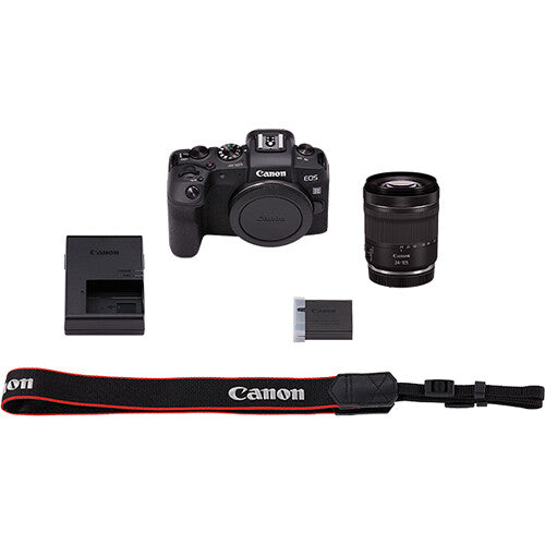Canon EOS RP Mirrorless Digital Camera with 24-105mm f/4-7.1 Lens, + EOS Camera Bag + Sandisk Extreme Pro 64GB Card + 6AVE Electronics Cleaning Set, and More