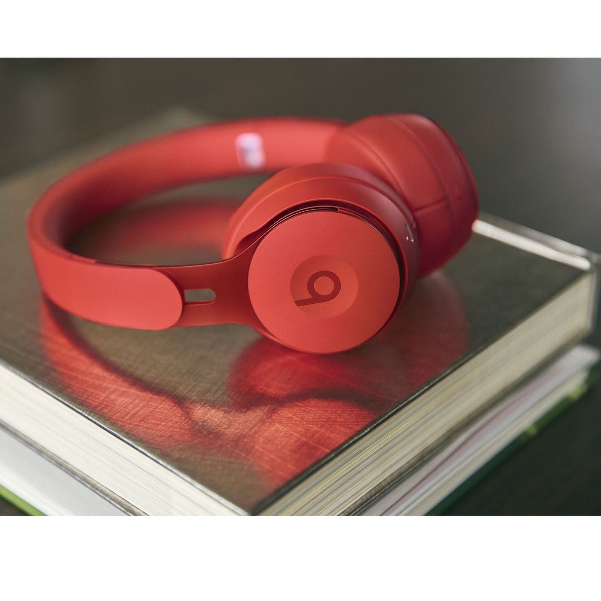Beats Solo Pro Wireless Noise Cancelling On-Ear Headphones - Red - Used Beats