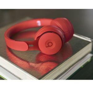 Beats Solo Pro Wireless Noise Cancelling On-Ear Headphones - Red - Used Beats