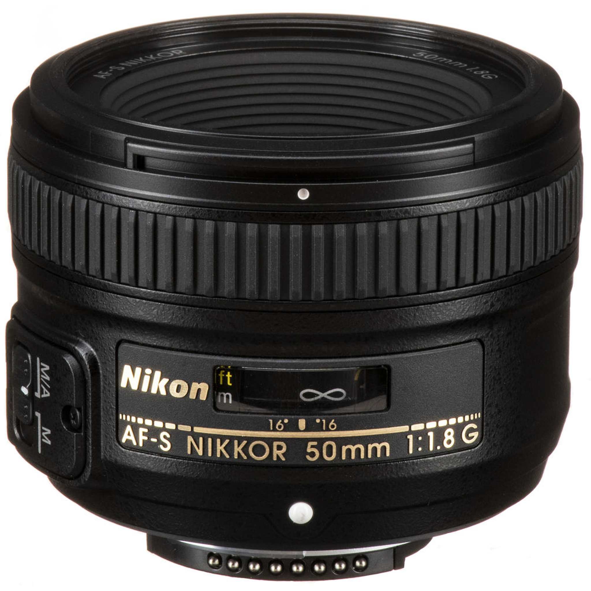 Nikon AF-S 50mm f/1.8G Compact Prime Lens 2199 Intl Model Bundle