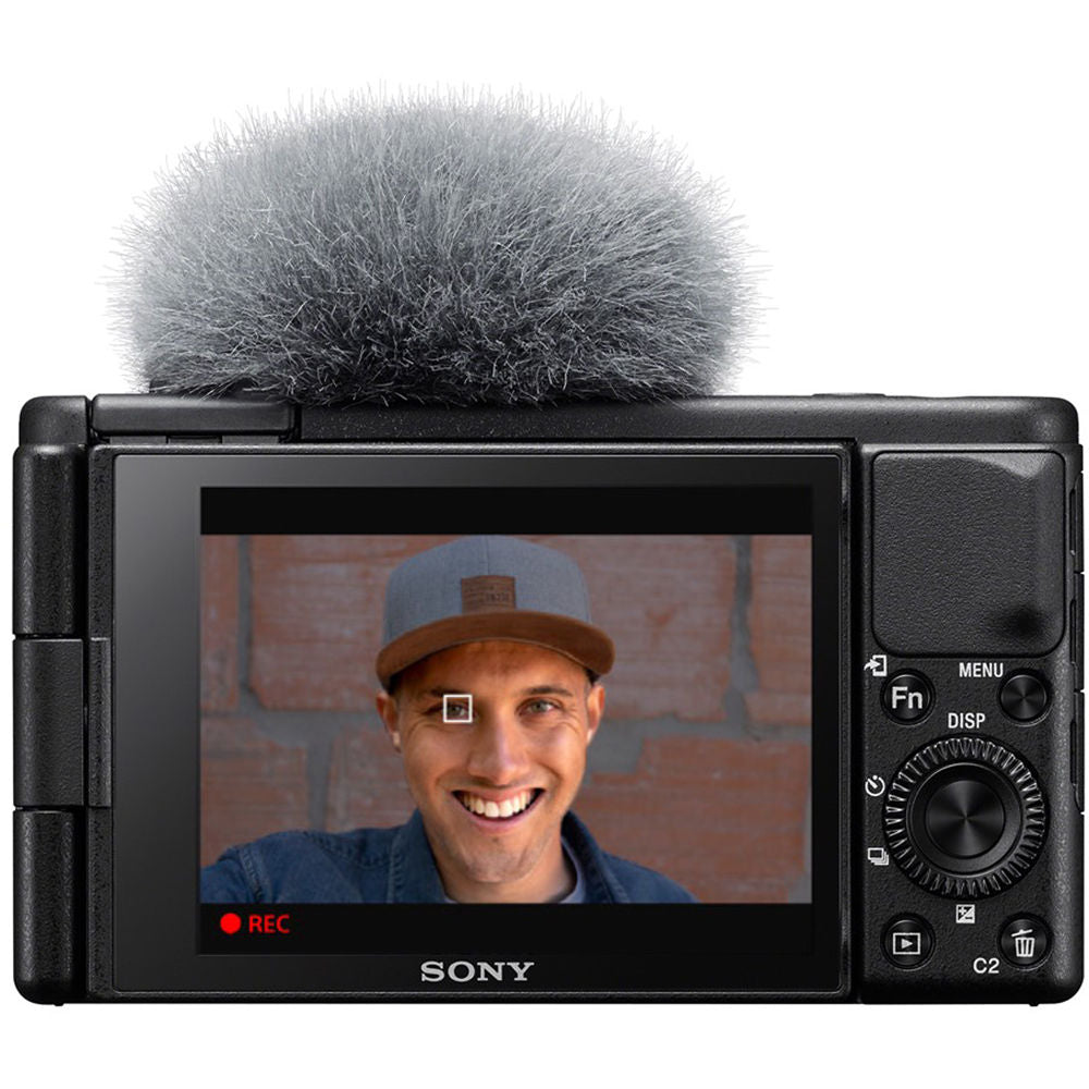 Sony ZV-1 Digital Camera Black + 64GB Card + Case + Tripod + Cleaning Kit
