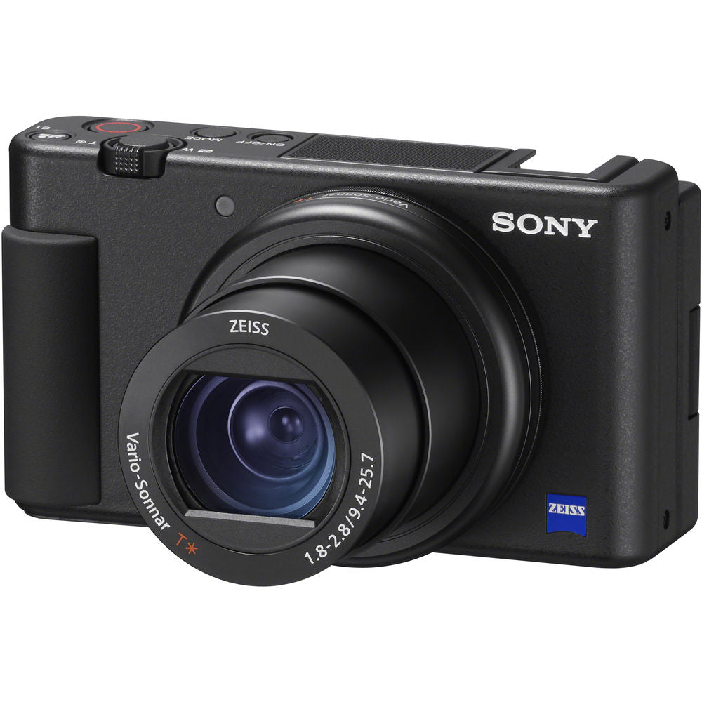 Sony ZV-1 Digital Camera Black + 64GB Card + Case + Tripod + Cleaning Kit