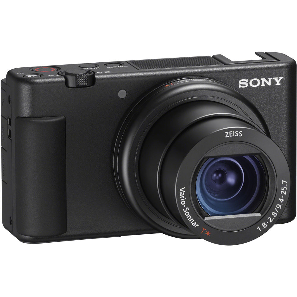 Sony ZV-1 Digital Camera Black + 64GB Card + Case + Tripod + Cleaning Kit
