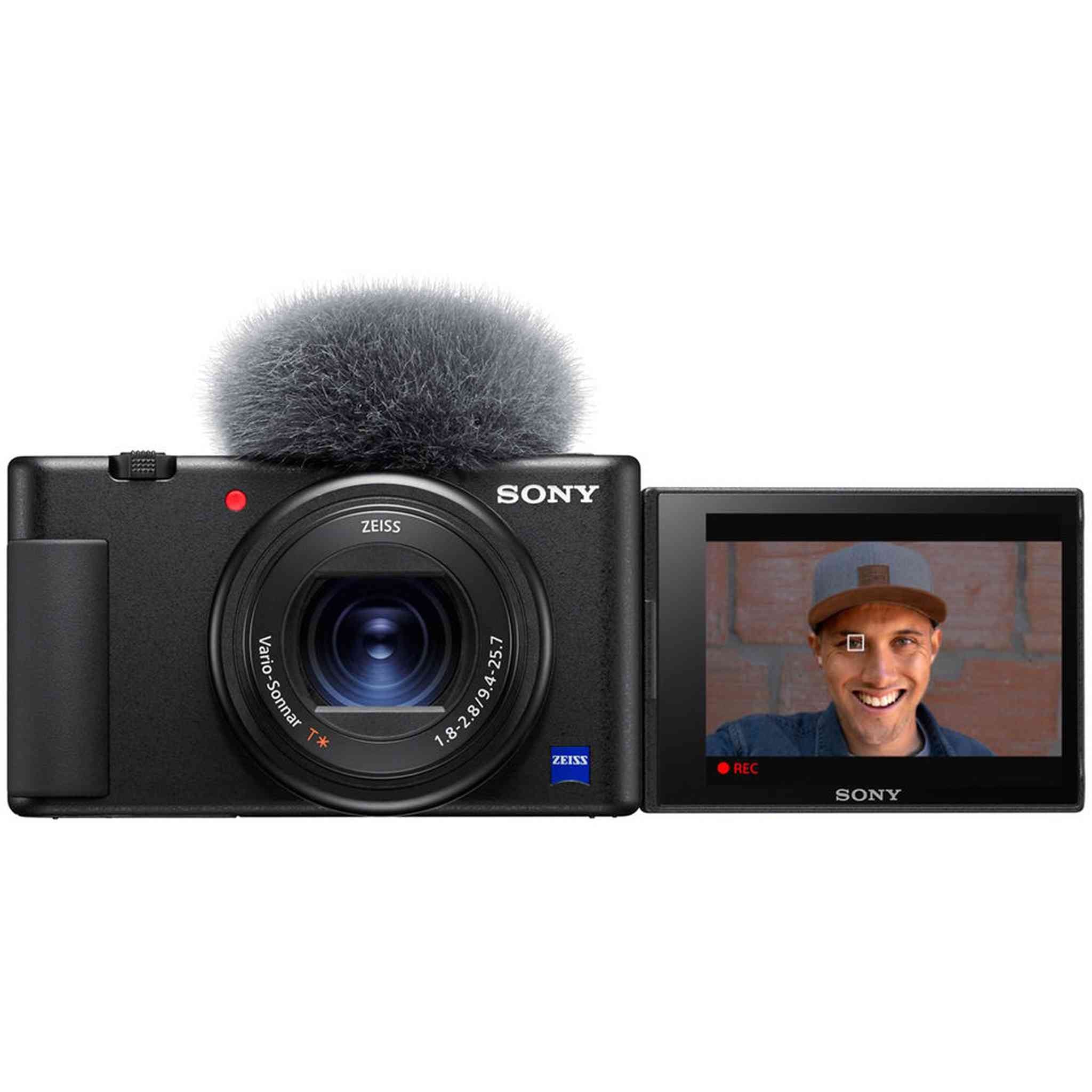 Sony ZV-1 Digital Camera Black + 64GB Card + Case + Tripod + Cleaning Kit Sony