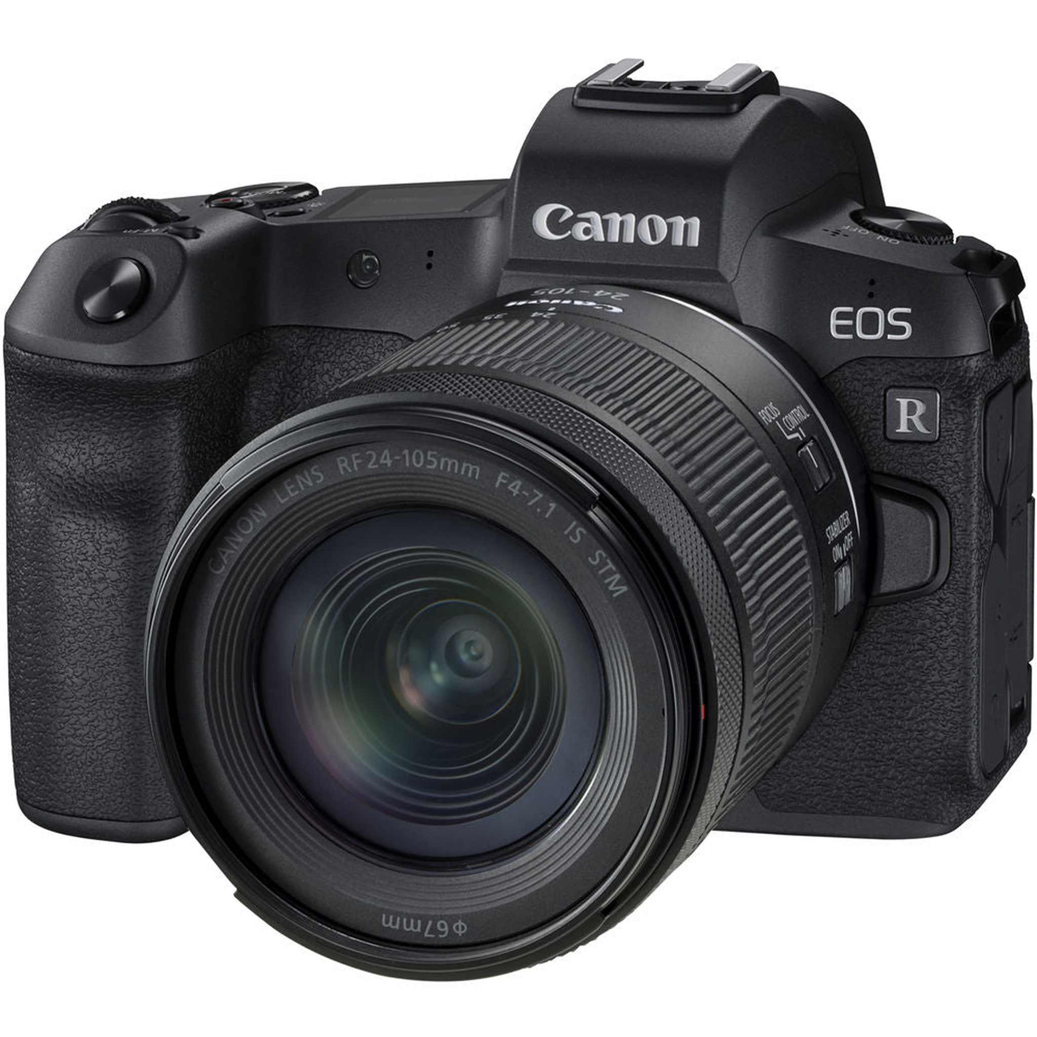 Canon EOS R Mirrorless Camera W/ 24-105mm Lens + 64GB Card + Bag + More - Reconditioned Canon