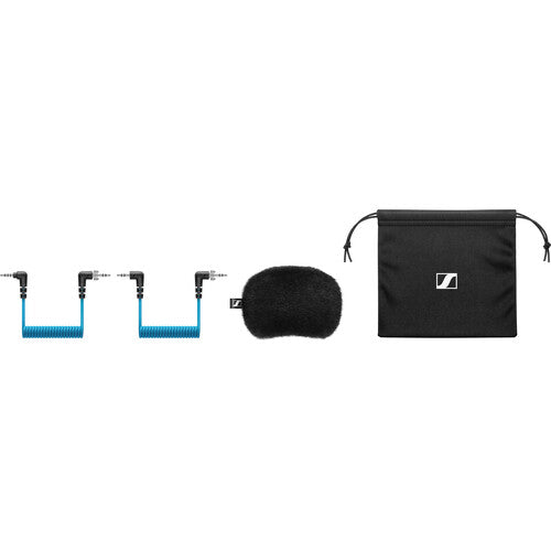Sennheiser MKE 200 Directional Microphone with Headphones and 6Ave Cleaning Kit Bundle