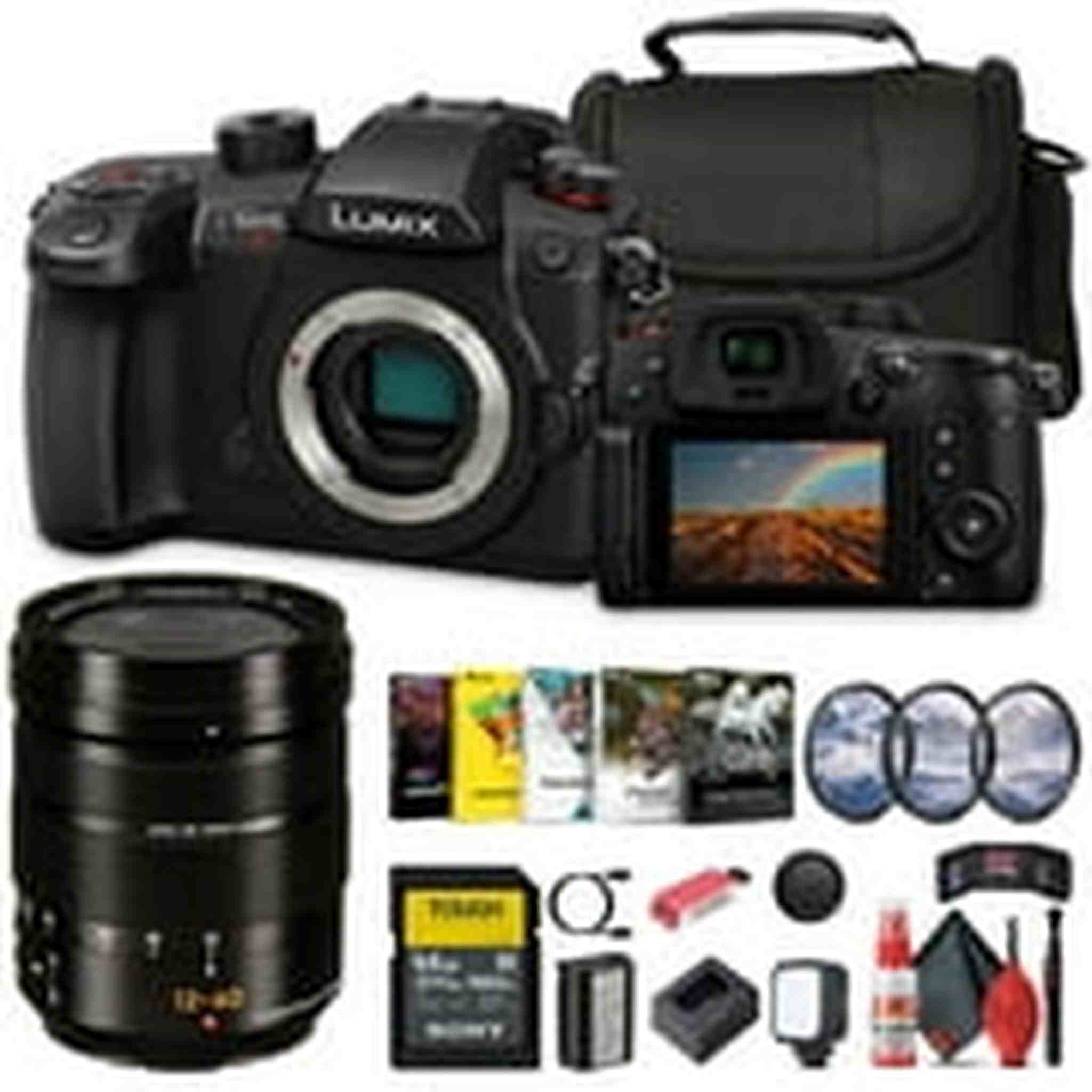 Panasonic Lumix GH5 II Mirrorless Camera DC-GH5M2BODY Bundle With Extra 12-60mm Lens