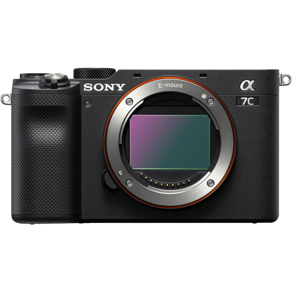 Sony Alpha a7C Mirrorless Digital Camera (Body Only, Black) (ILCE7C/B) - Pro Bundle