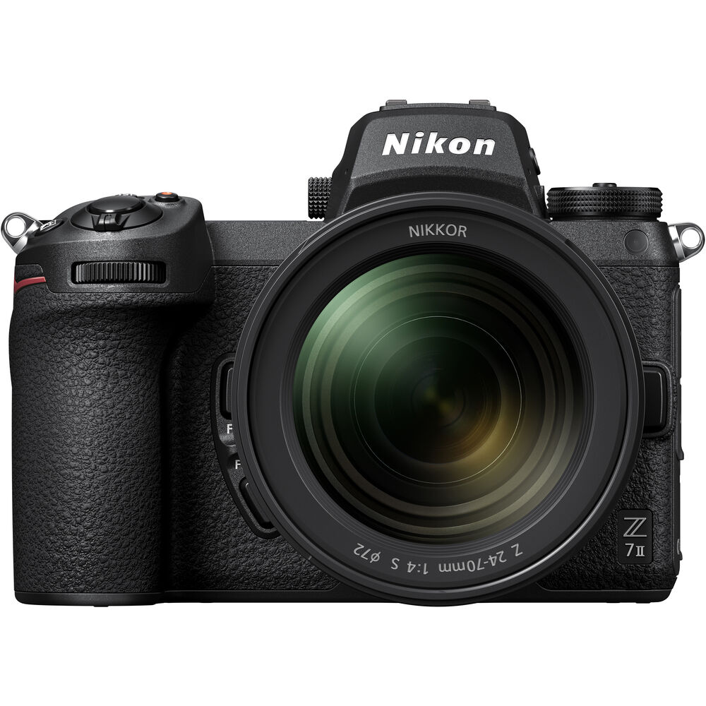 Nikon Z7 II Mirrorless Camera W/ 24-70mm f/4 Lens + 2 x 64GB Card + Filter + More