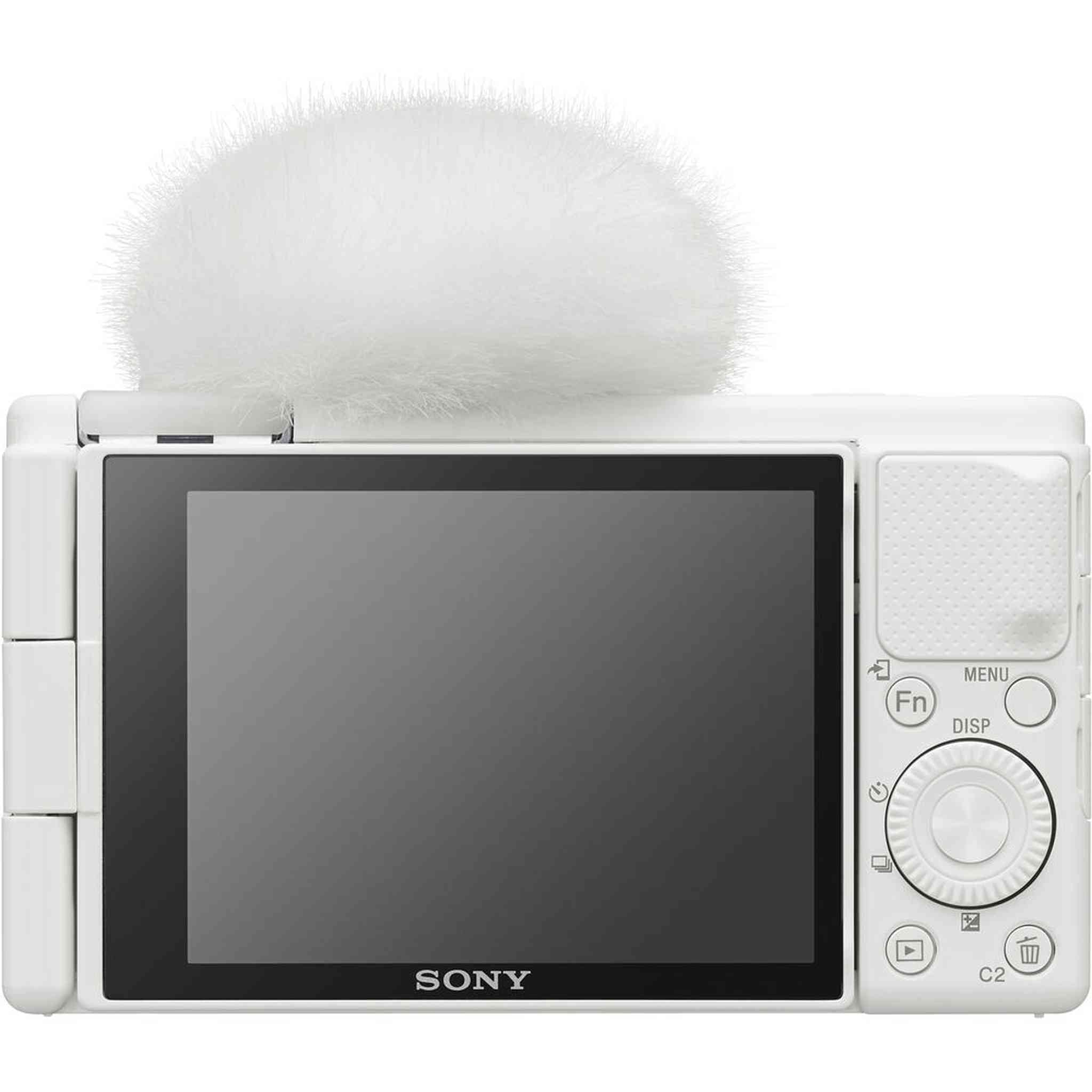 Sony ZV-1 Digital Camera White + 64GB Card + Case + Tripod + Cleaning Kit Sony