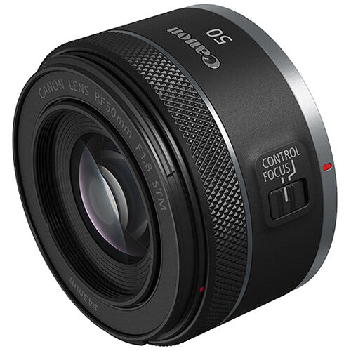 Canon RF 50mm f/1.8 STM Lens + 3-Piece Filter Set + More