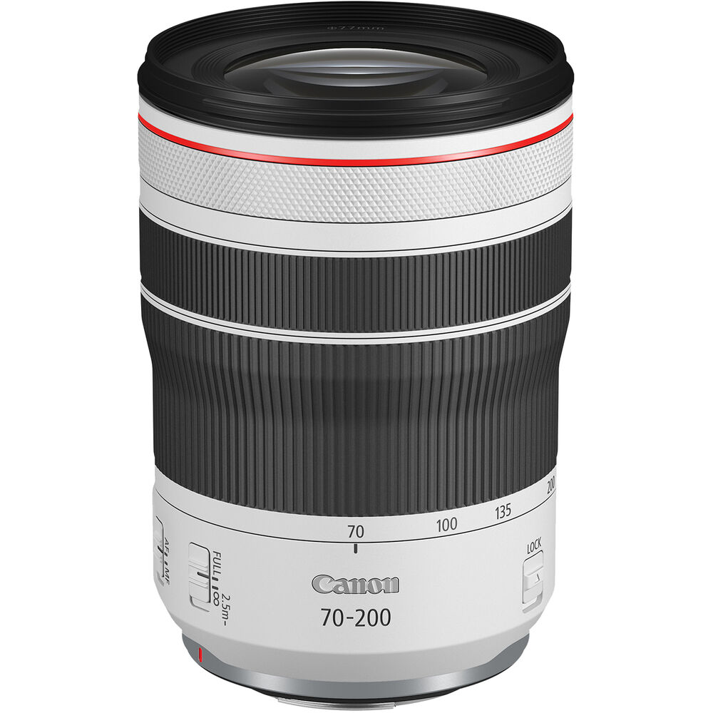 Canon RF 70-200mm f/4L IS USM Lens (4318C002) + Filter Kit + BackPack + More