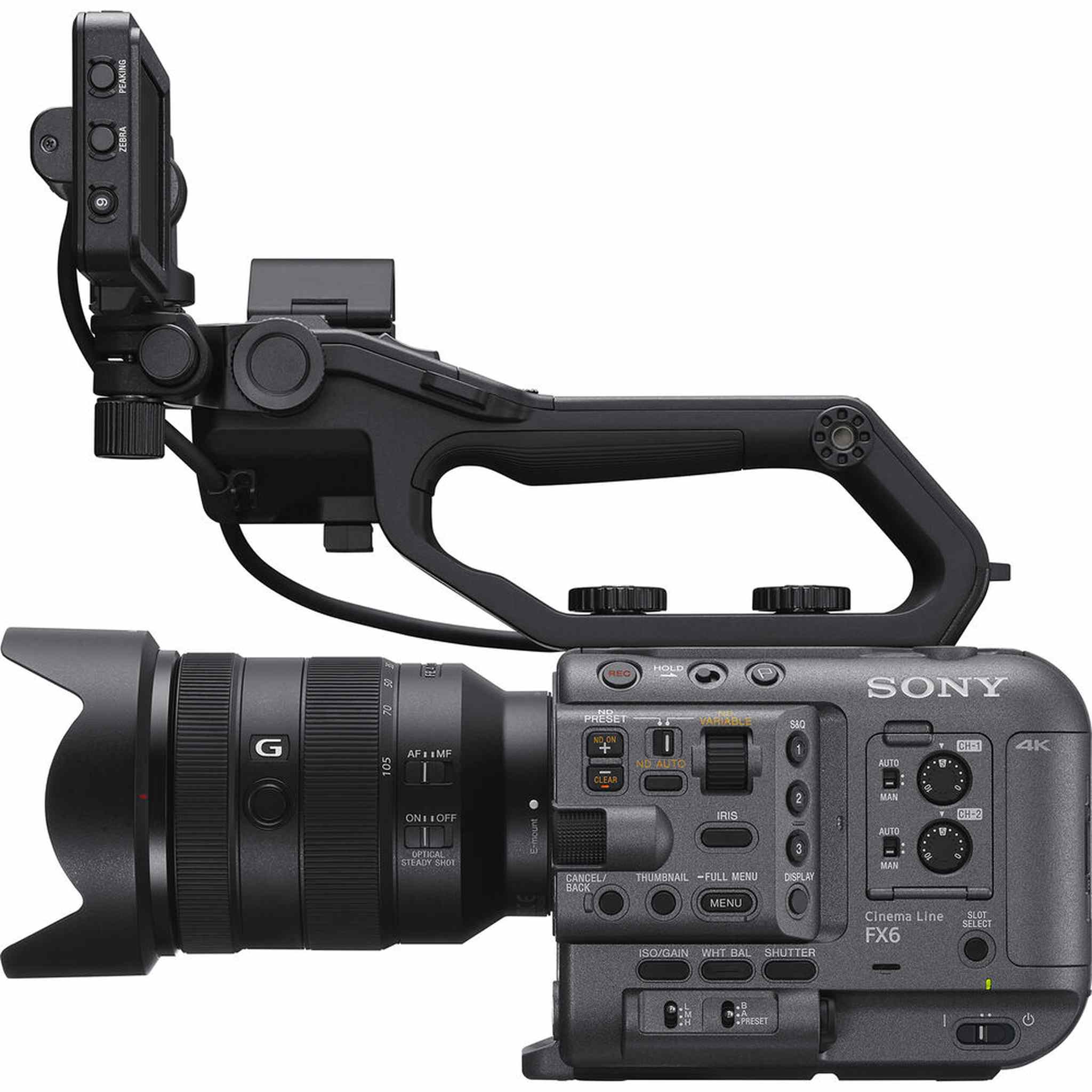 Sony FX6 Digital Cinema Camera Kit with 24-105mm Lens + 160GB Memory Card + More Sony