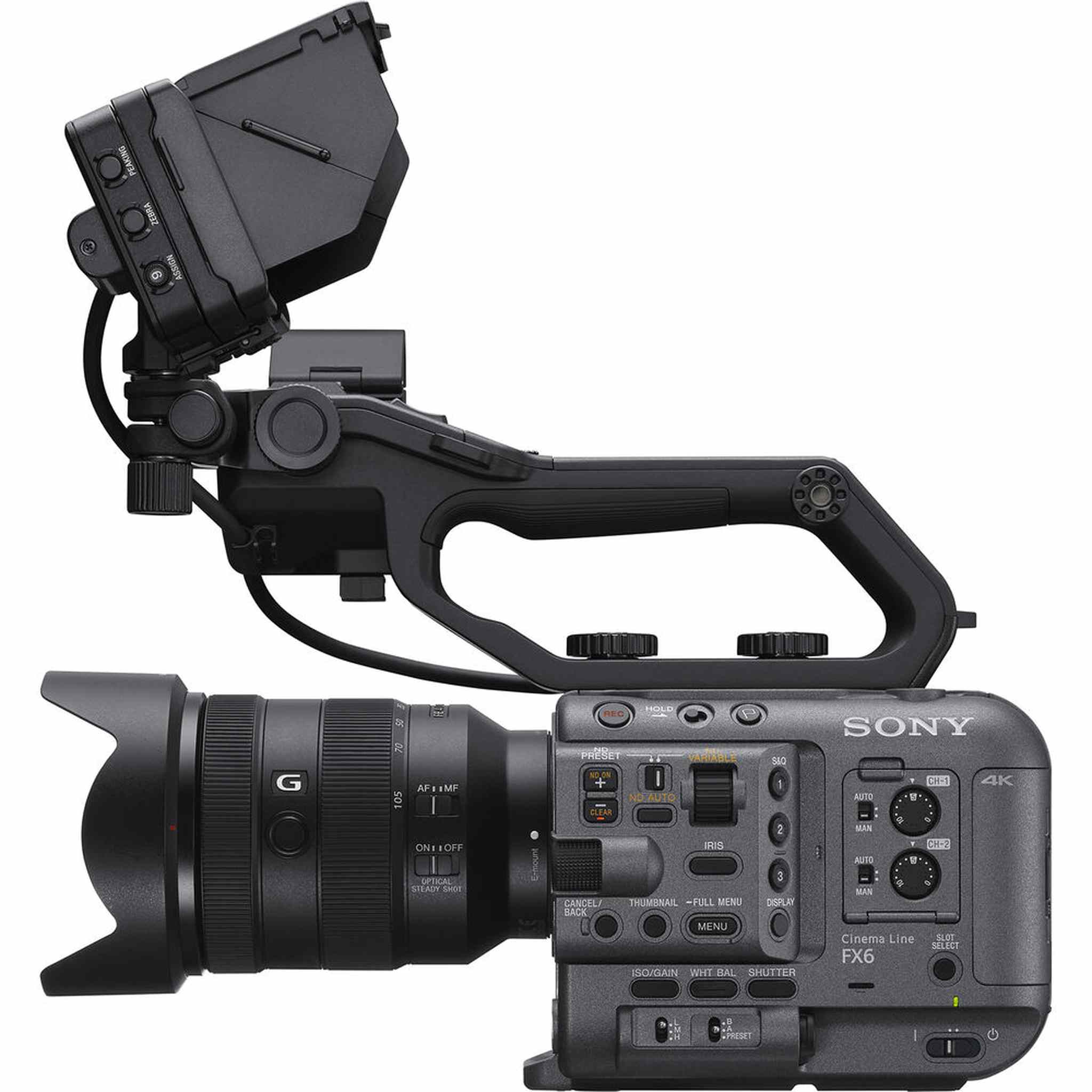 Sony FX6 Digital Cinema Camera Kit with 24-105mm Lens + 160GB Memory Card + More