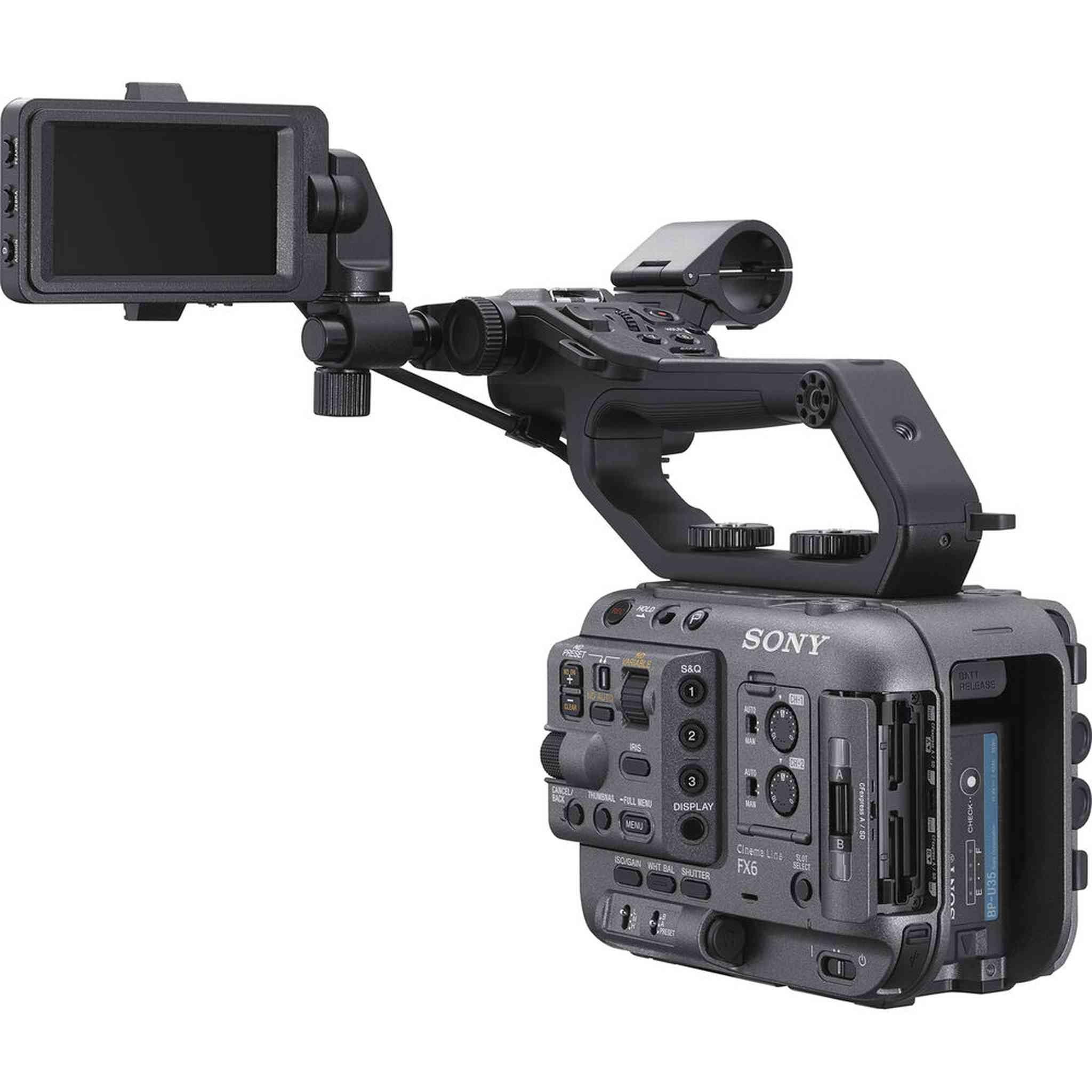 Sony FX6 Digital Cinema Camera Kit with 24-105mm Lens + 160GB Memory Card + More