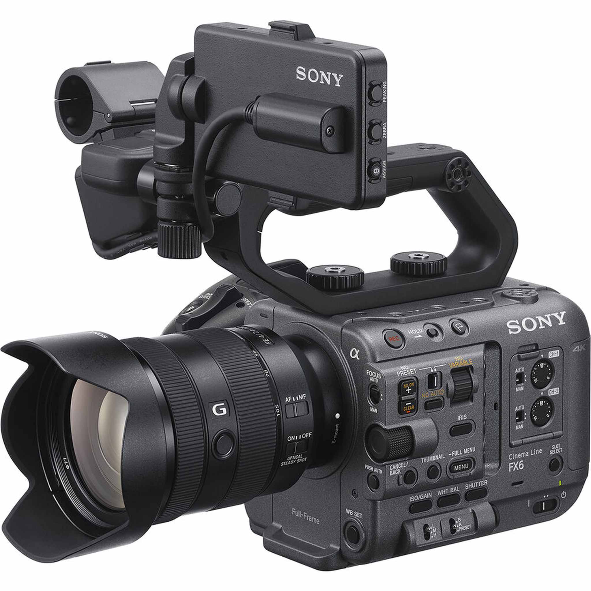 Sony FX6 Digital Cinema Camera Kit with 24-105mm Lens + 160GB Memory Card + More