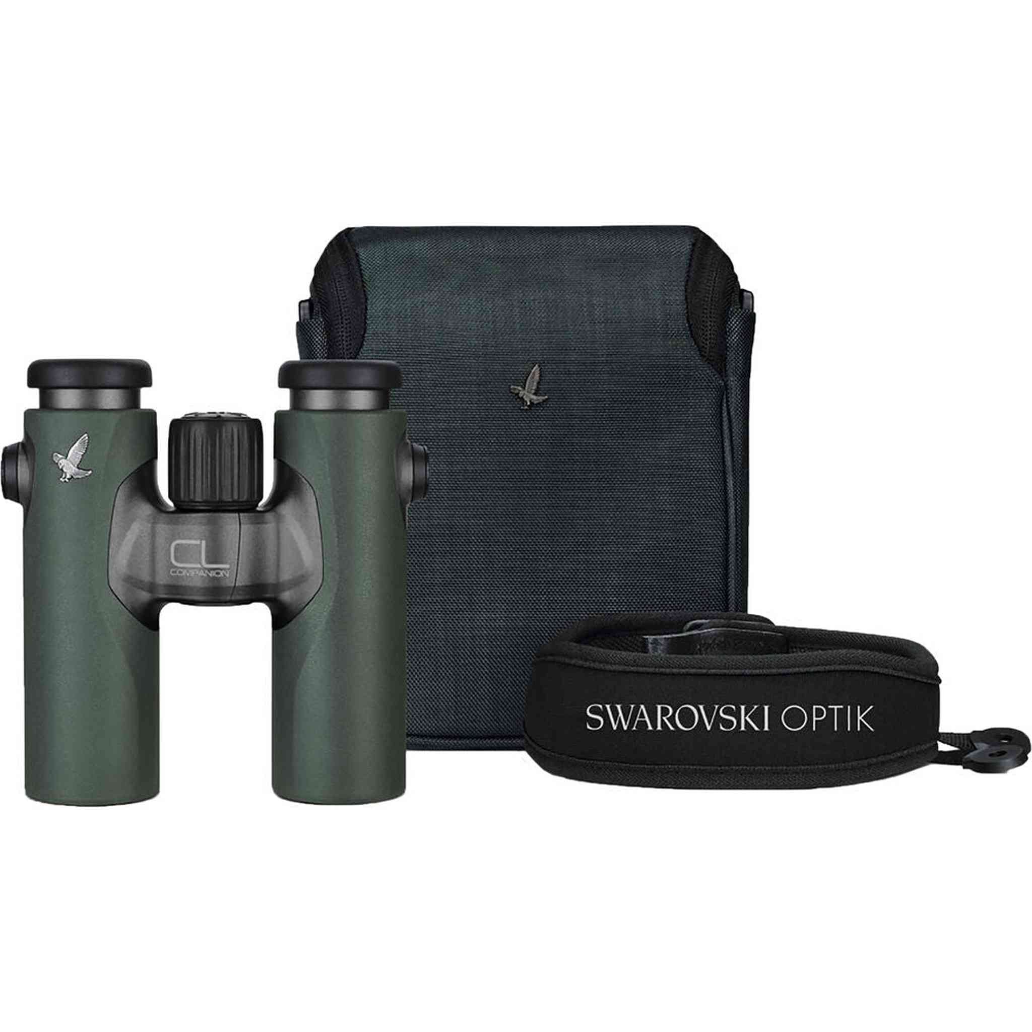 Swarovski CL Companion 8x30 Binocular Green & Wild Nature Accessory Bundle