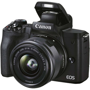 Canon EOS M50 Mark II Mirrorless Camera with 15-45mm Lens Content Creator Kit