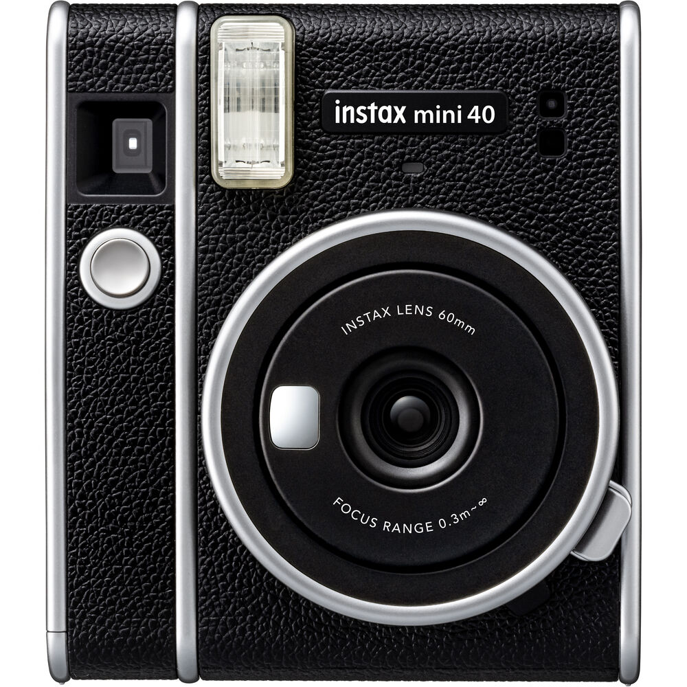 Fujifilm Instax Mini 40 Instant Film Camera with 20-Films + Bag + 4-Batteries